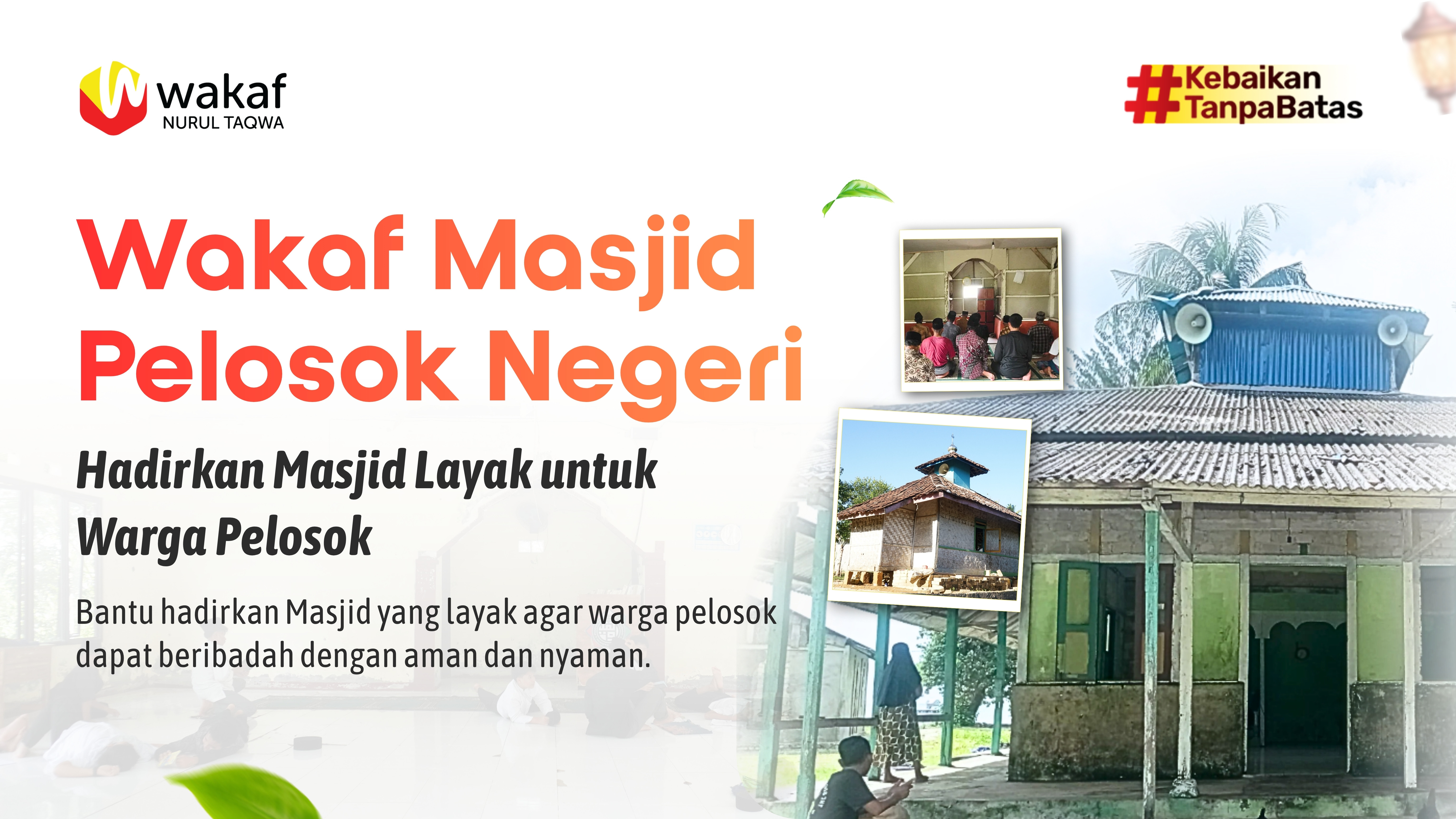 Wakaf Masjid Pelosok Negeri