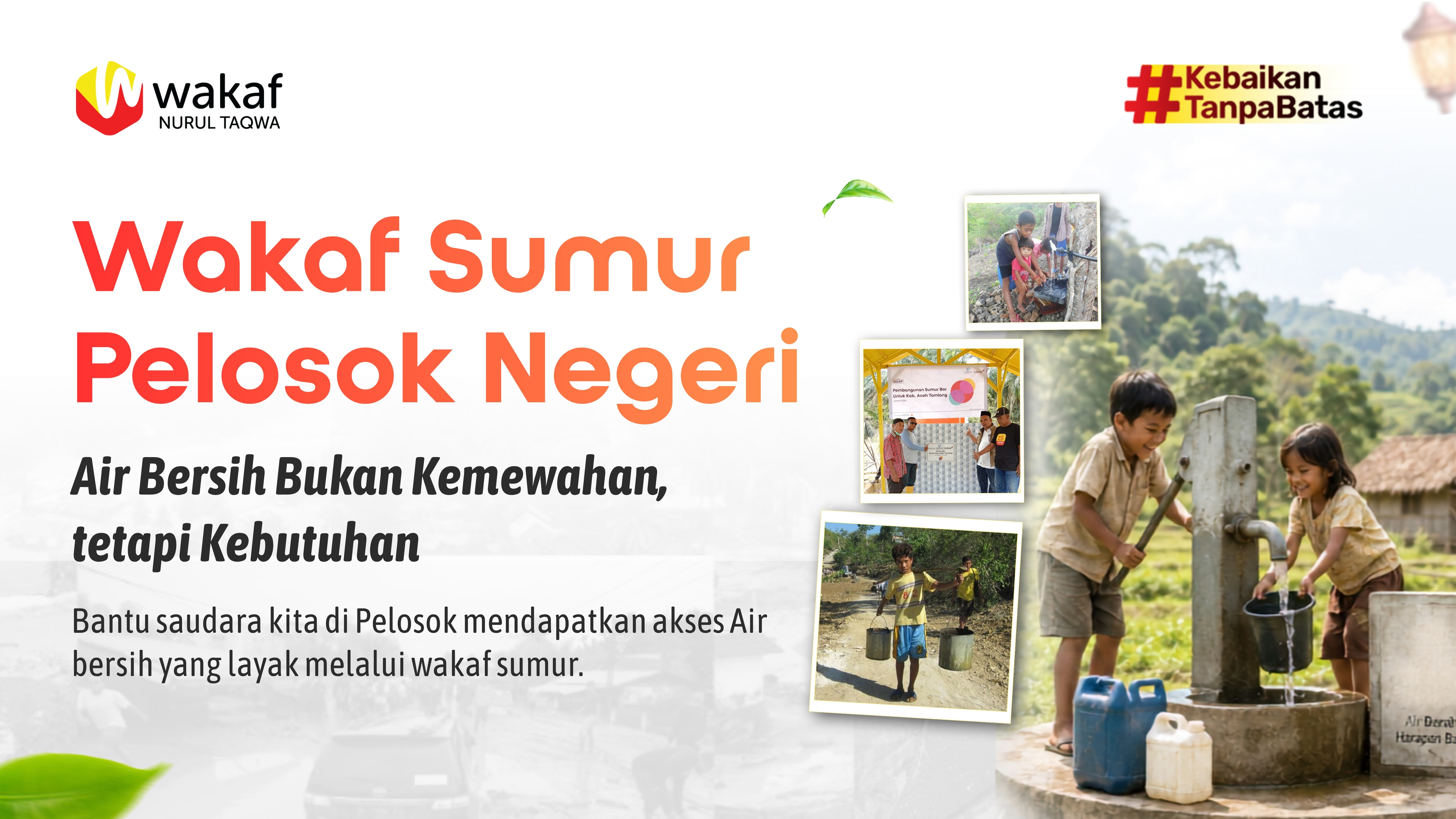 Wakaf Sumur Pelosok Negeri